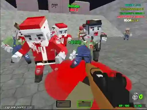Igra Pixel Wars Apocalypse Zombie spletu