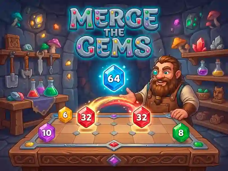 Igra Merge the Gems spletu