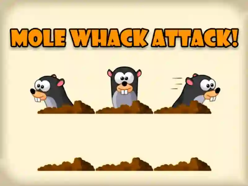 Igra Mole Whack Attack spletu