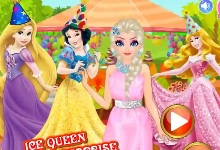 Igra Ice Queen Birthday Surprise spletu
