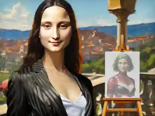 Igra Mona Lisa Fashion Experiments spletu