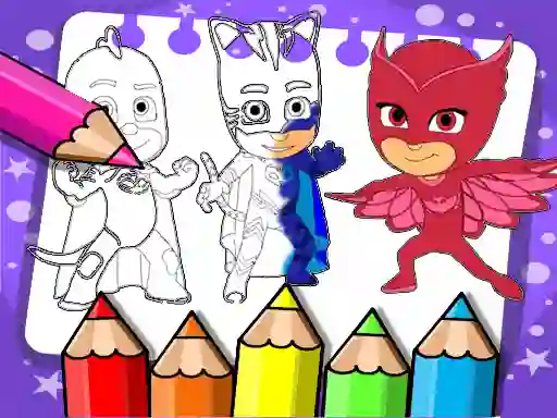 Igra PJ Masks Coloring Book spletu