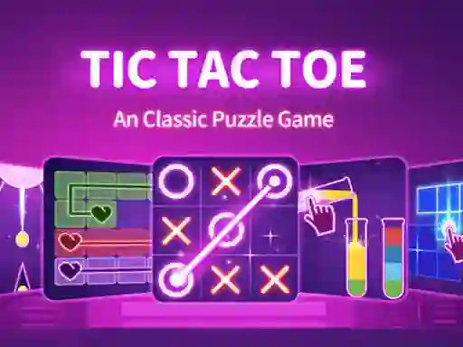 Igra Tic Tac Toe: A Group Of Classic Game spletu