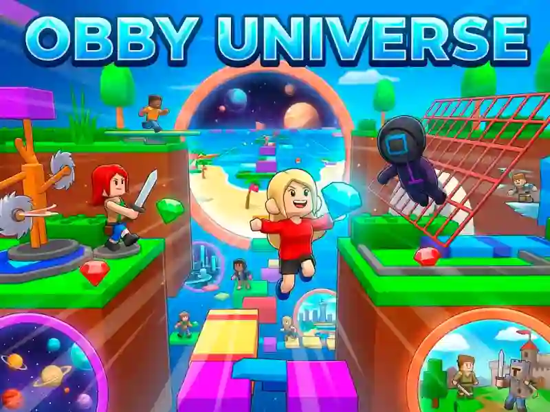Igra Obby Universe spletu
