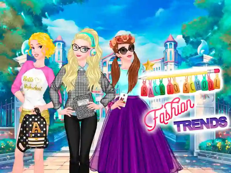 Igra Back To School Fashion Trends spletu