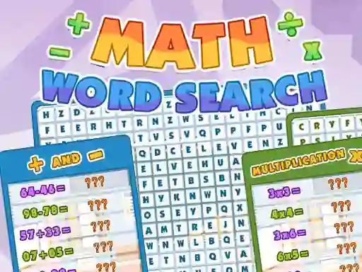 Igra Math Word Search spletu