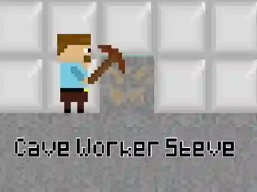 Igra Cave Worker Steve spletu