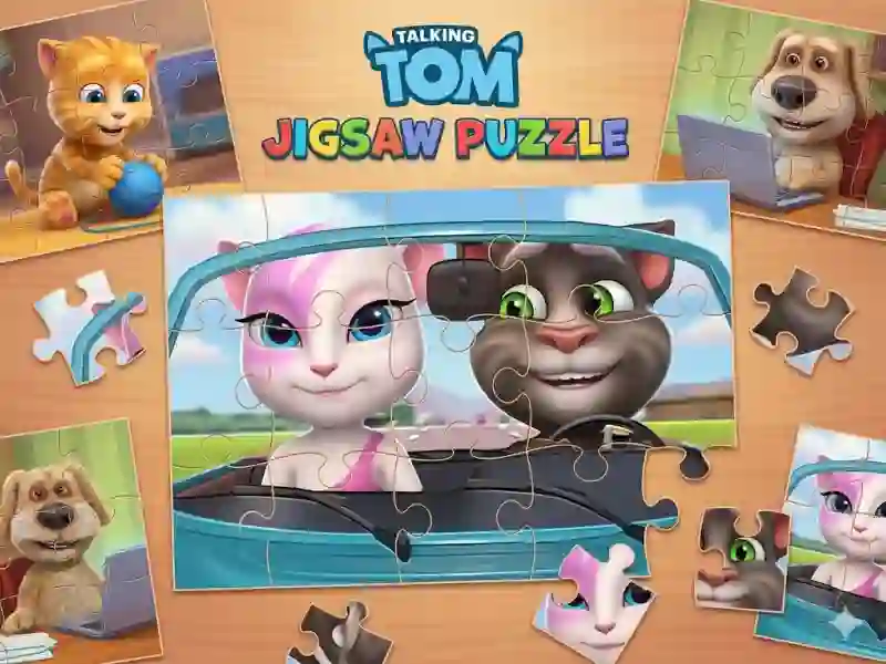 Igra Talking Tom Jigsaw Puzzle spletu