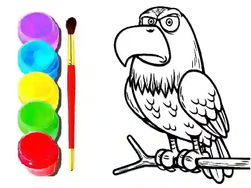 Igra Eagle Coloring Book spletu