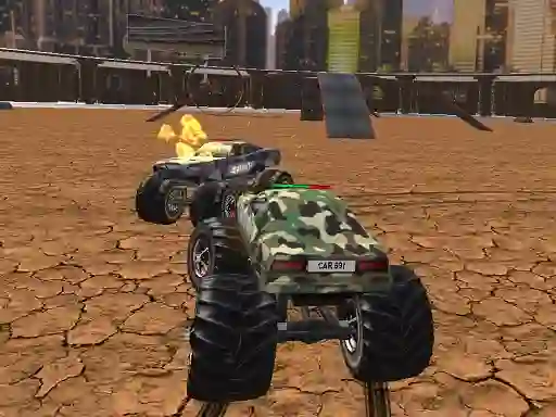 Igra Demolition Monster Truck Army spletu
