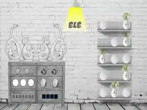 Igra Black and white House Escape spletu