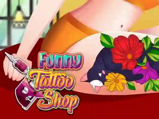 Igra Funny Tattoo Shop spletu