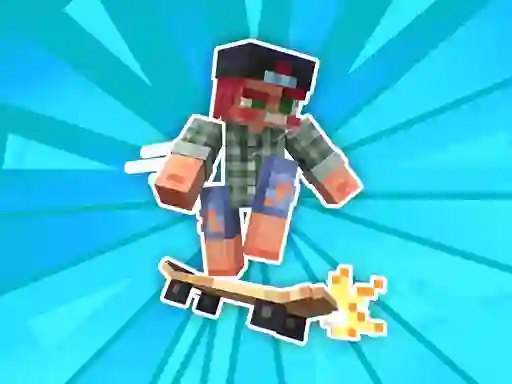 Igra Noob and Pro Skateboarding spletu