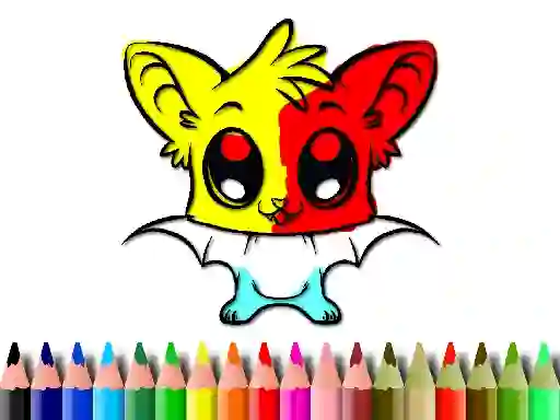 Igra Cute Bat Coloring Book spletu