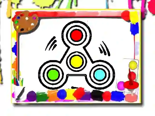 Igra Fidget Spinner Coloring Book spletu