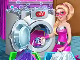 Igra Superdoll Washing Capes spletu