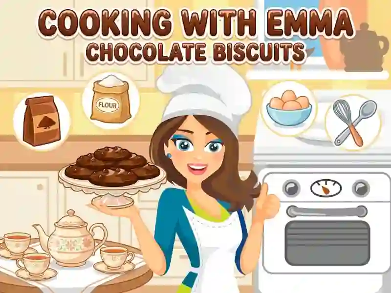 Igra Cooking with Emma Chocolate Biscuits spletu