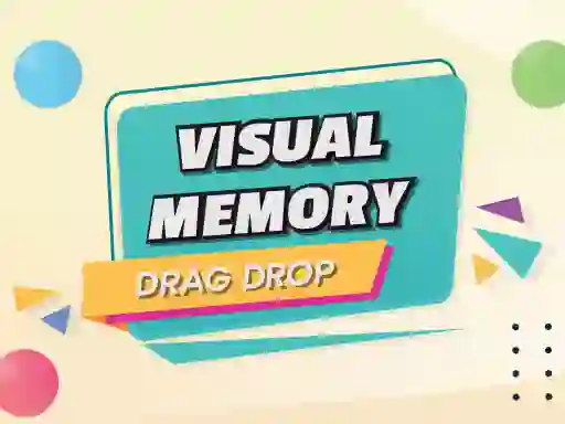 Igra Visual Memory Drag Drop spletu