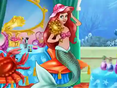 Igra Mermaid Makeup Room spletu