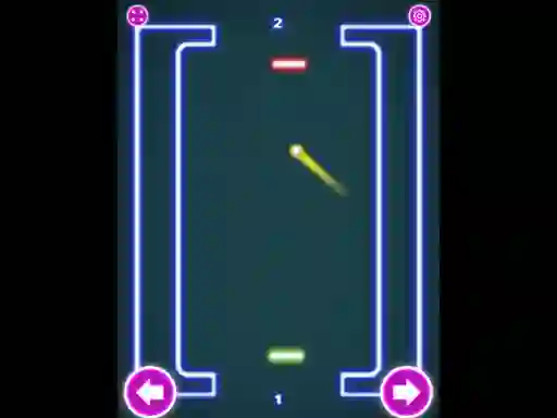 Igra Pong Neon spletu