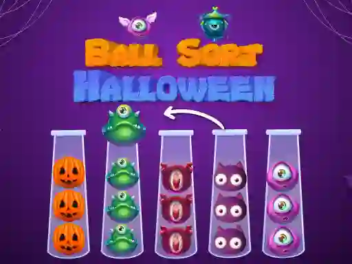 Igra Ball Sort Halloween spletu