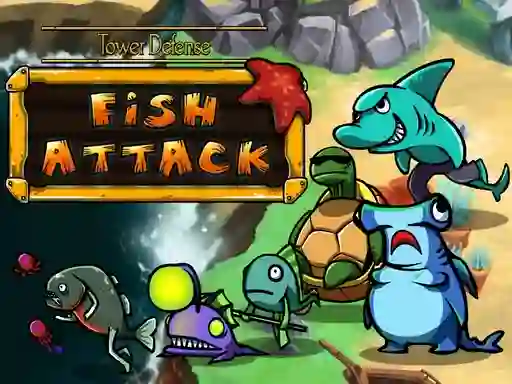 Igra Tower defense: Fish attack spletu
