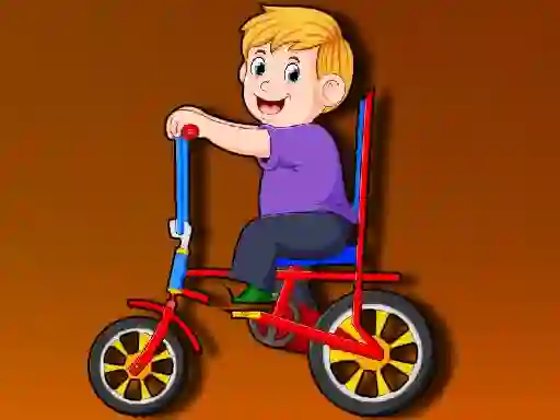 Igra Cartoon Bike Jigsaw spletu
