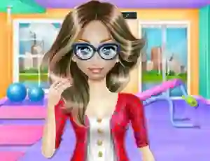 Igra Nerdy Girl Fat to Fit spletu
