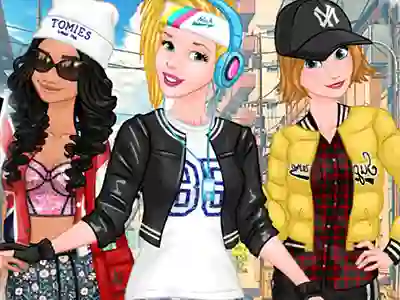 Igra Princesses Sporty & Funky Day spletu