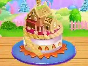 Igra Doll House Cake Cooking spletu