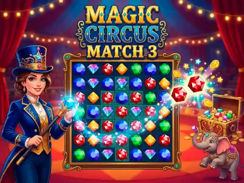 Igra Magic Circus Match 3 spletu