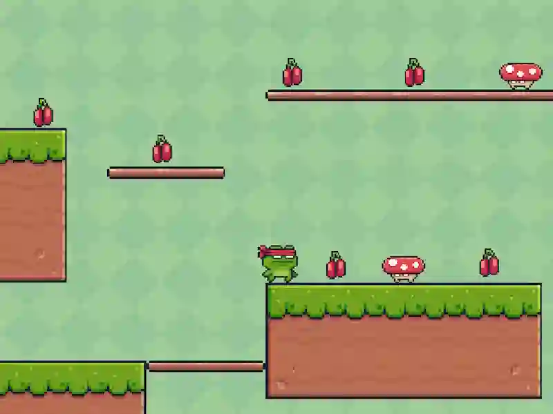 Igra Frog Adventure spletu