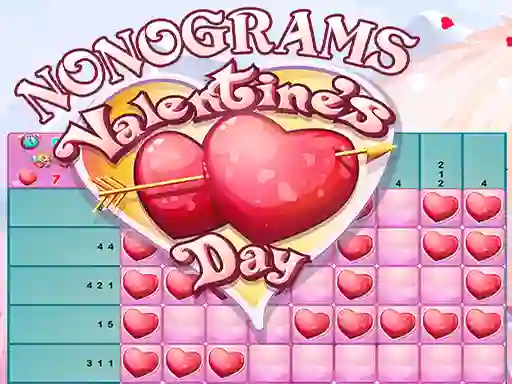 Igra Nonograms Valentines Day spletu