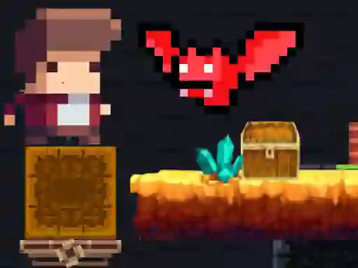 Igra Tiny Man and Red Bat spletu