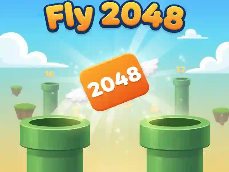 Igra Fly 2048 spletu