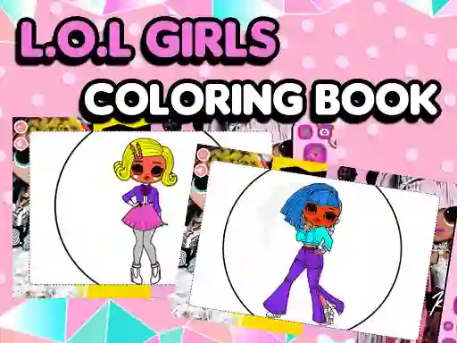 Igra L.O.L OMG Girls Coloring Book spletu