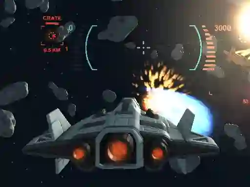 Igra Space fighter spletu