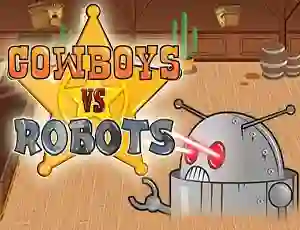 Igra Cowboys vs Robots spletu
