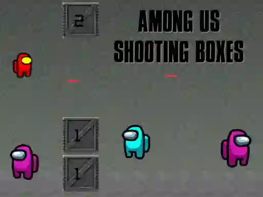 Igra Among Us Shooting Boxes spletu
