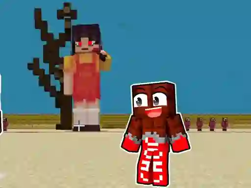 Igra Squid Game Minecraft spletu
