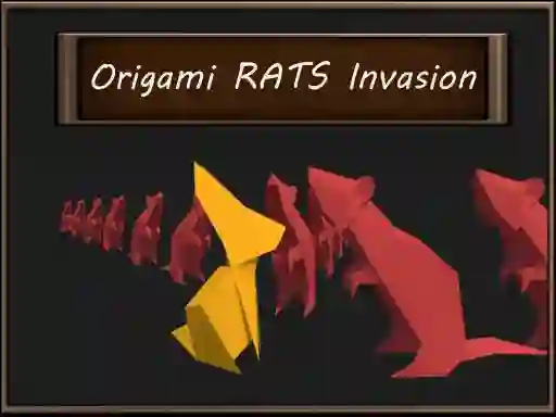 Igra Origami Rats Invasion spletu