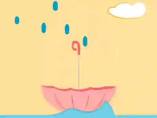 Igra Avoid Waterdrops spletu