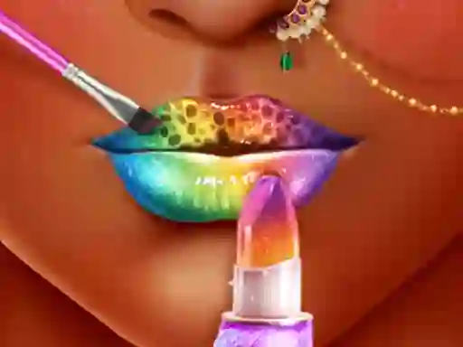 Igra Princess Lip Art Salon spletu