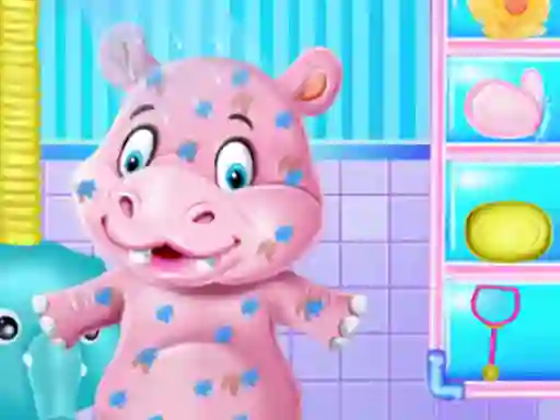 Igra Baby Hippo Bath Time spletu