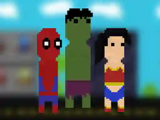Igra Super Heroes Runner spletu