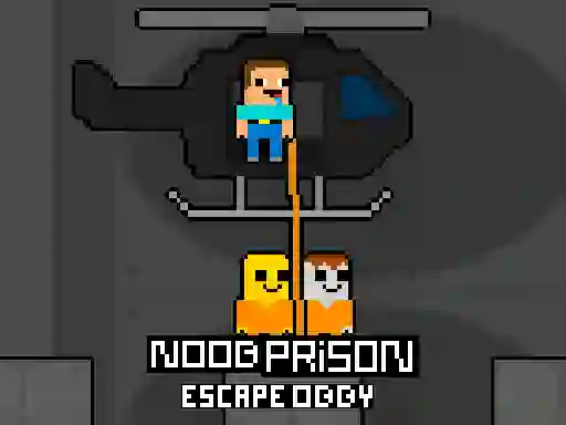 Igra Noob Prison Escape Obby spletu