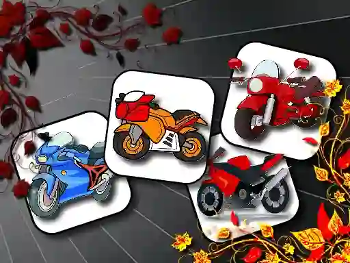 Igra Cartoon Motorbikes Memory spletu