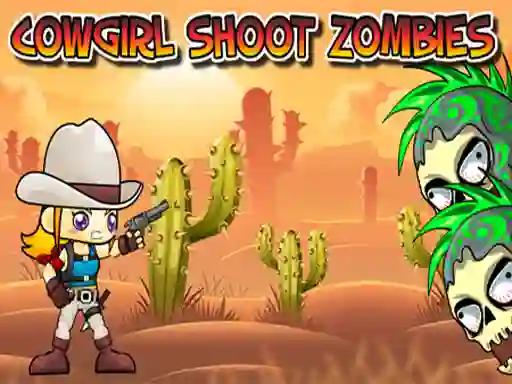 Igra Cowgirl Shoot Zombies spletu