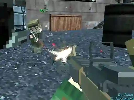Igra Pixel Gungame Arena Prison Multiplayer spletu