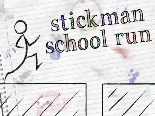 Igra Stickman School Run spletu